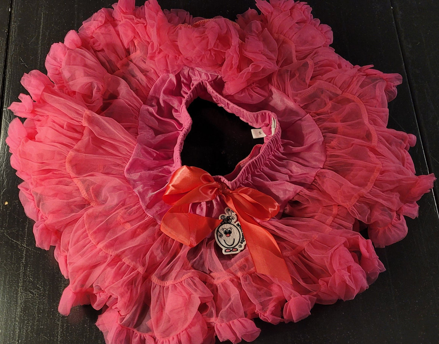 Puffy prinsesse skjørt fucshia