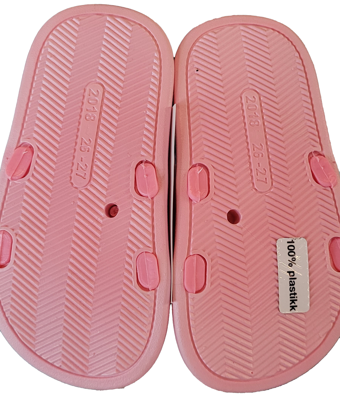 Rosa turkise engel-slippers
