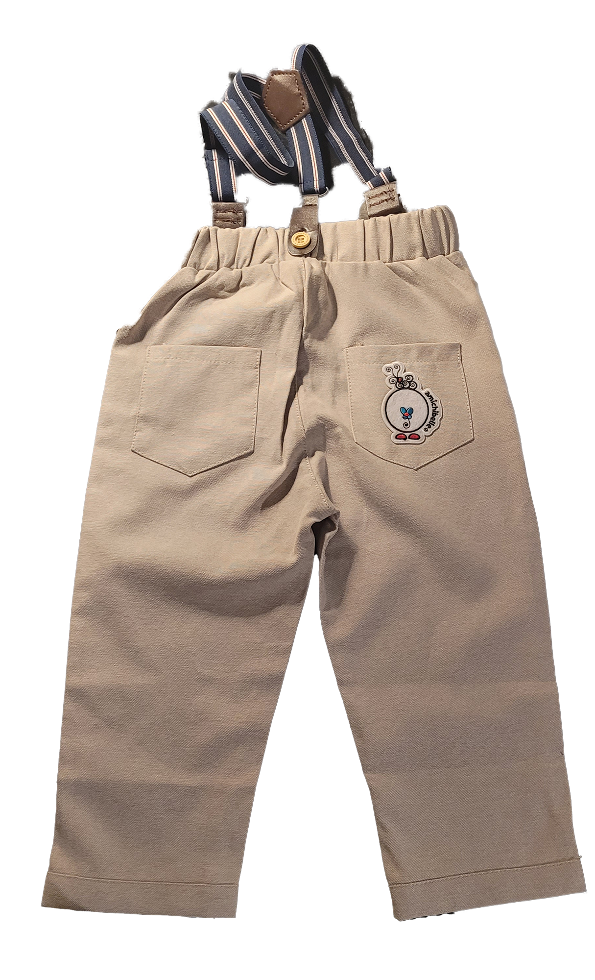 Herremann-dress sløyfe six pence hvit baby body