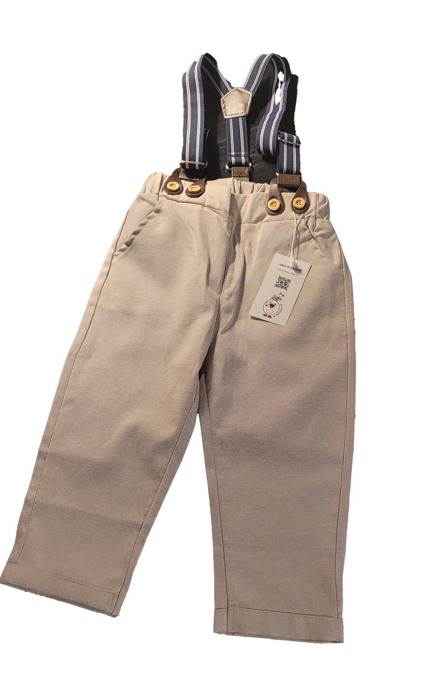 Herremann-dress sløyfe six pence hvit baby body
