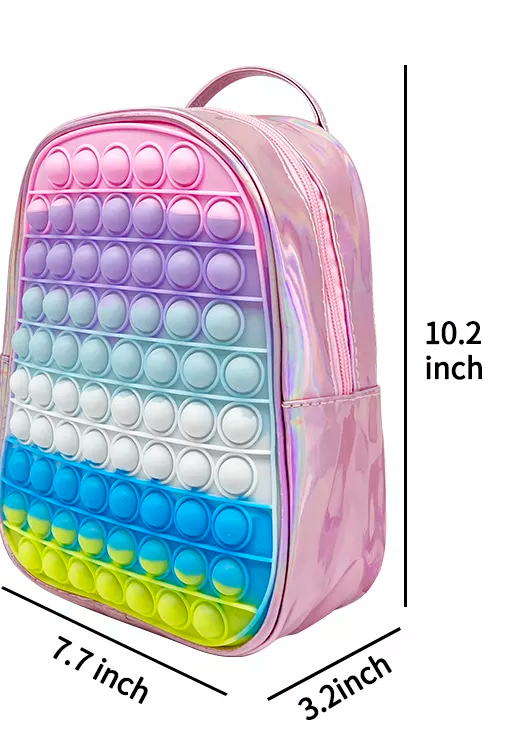 amichibelle® Pop it rosa prinsessesekk