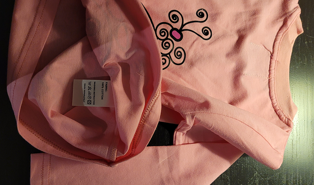 amichibelle® Genser bomull Fuchsia langarm