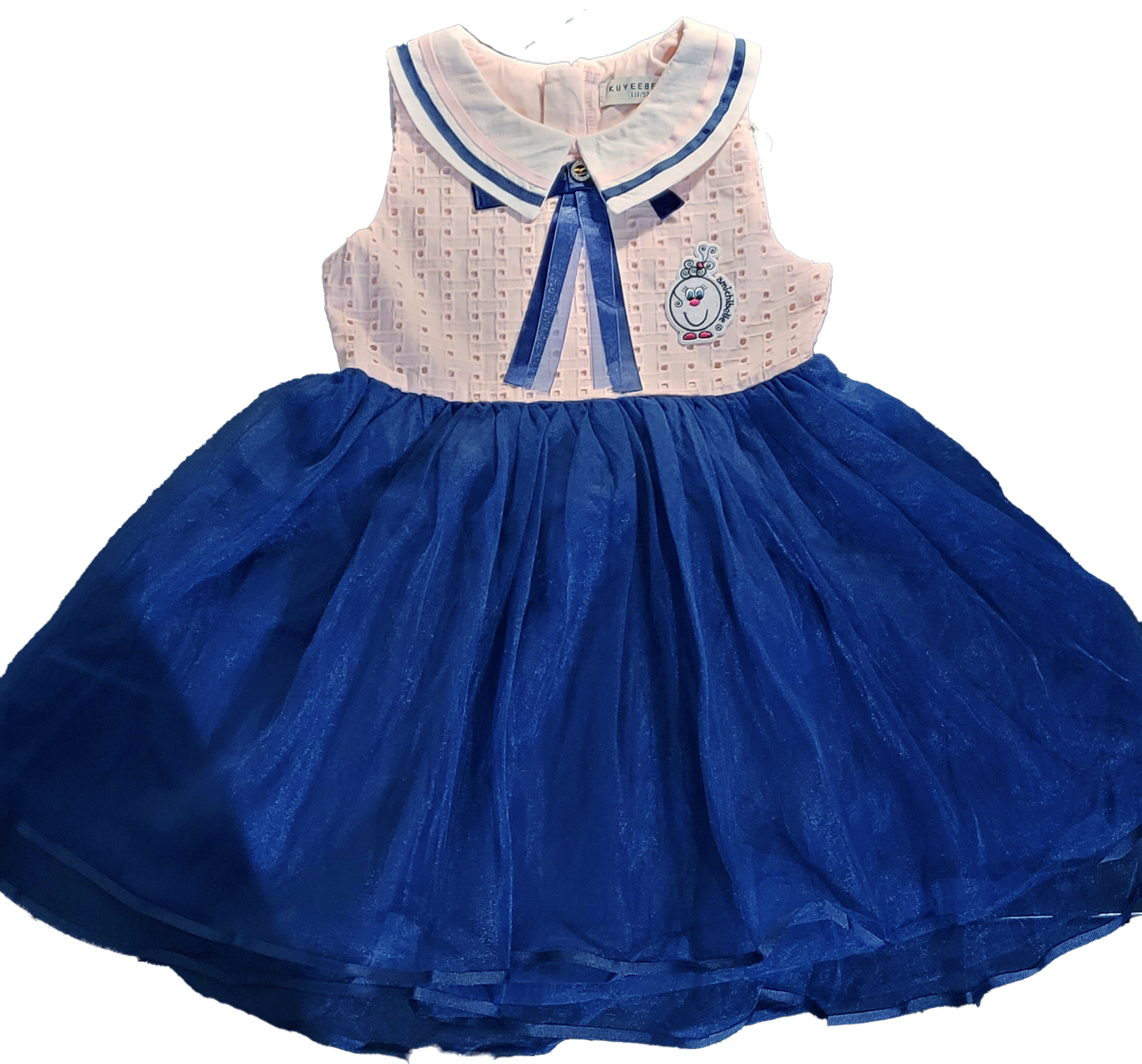 amichibelle® Rosa blå prinsesse tyllkjole
