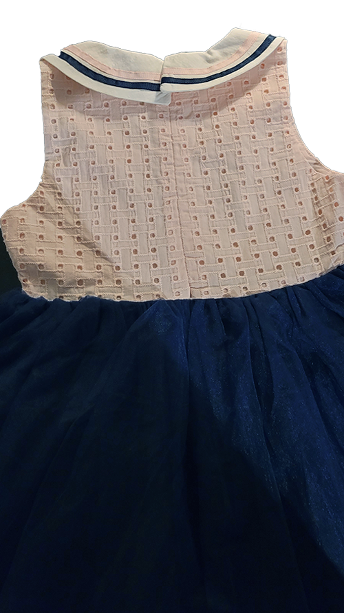 amichibelle® Rosa blå prinsesse tyllkjole