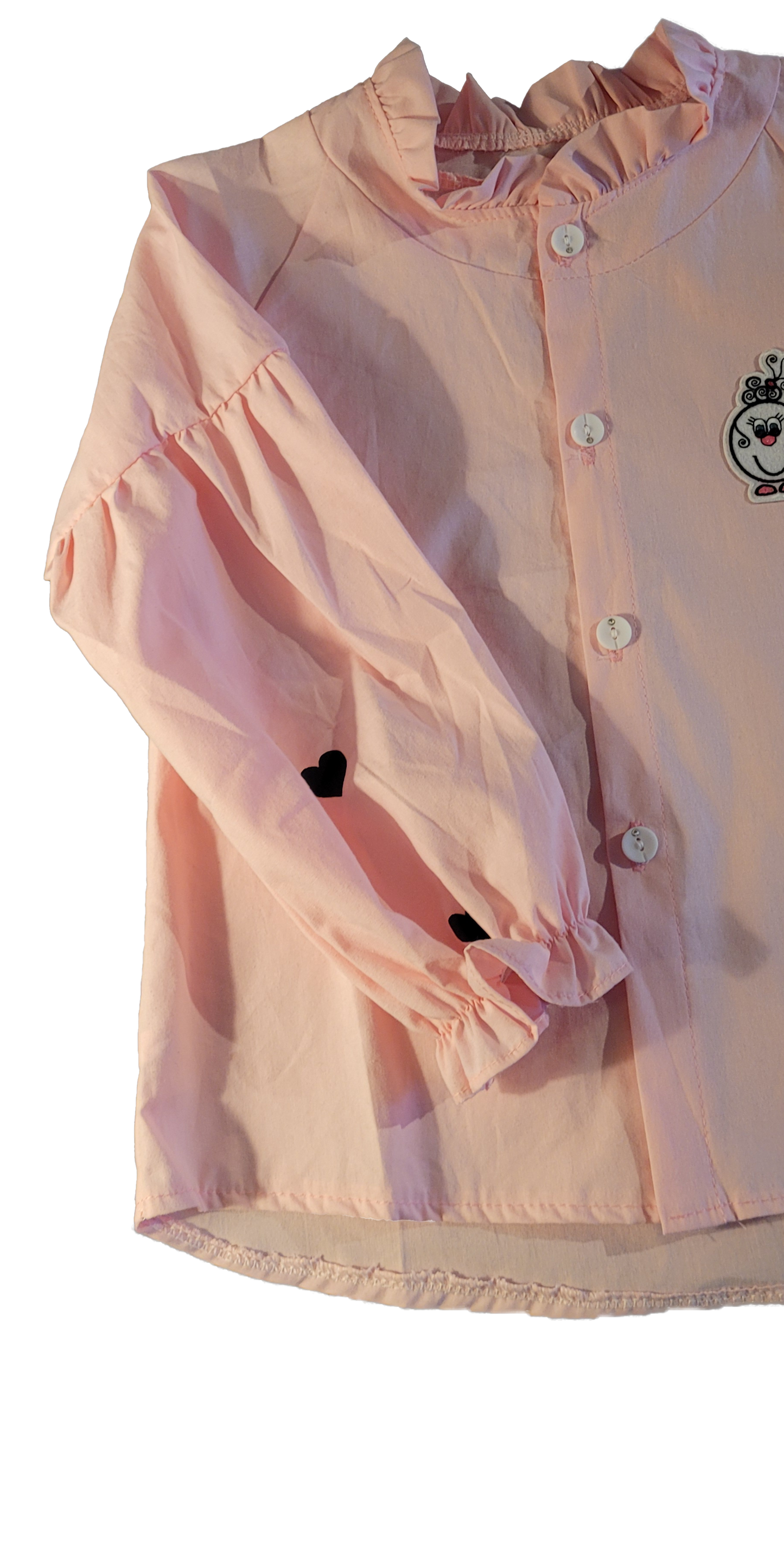amichibelle® Rosa prinsesse hjerte bluse