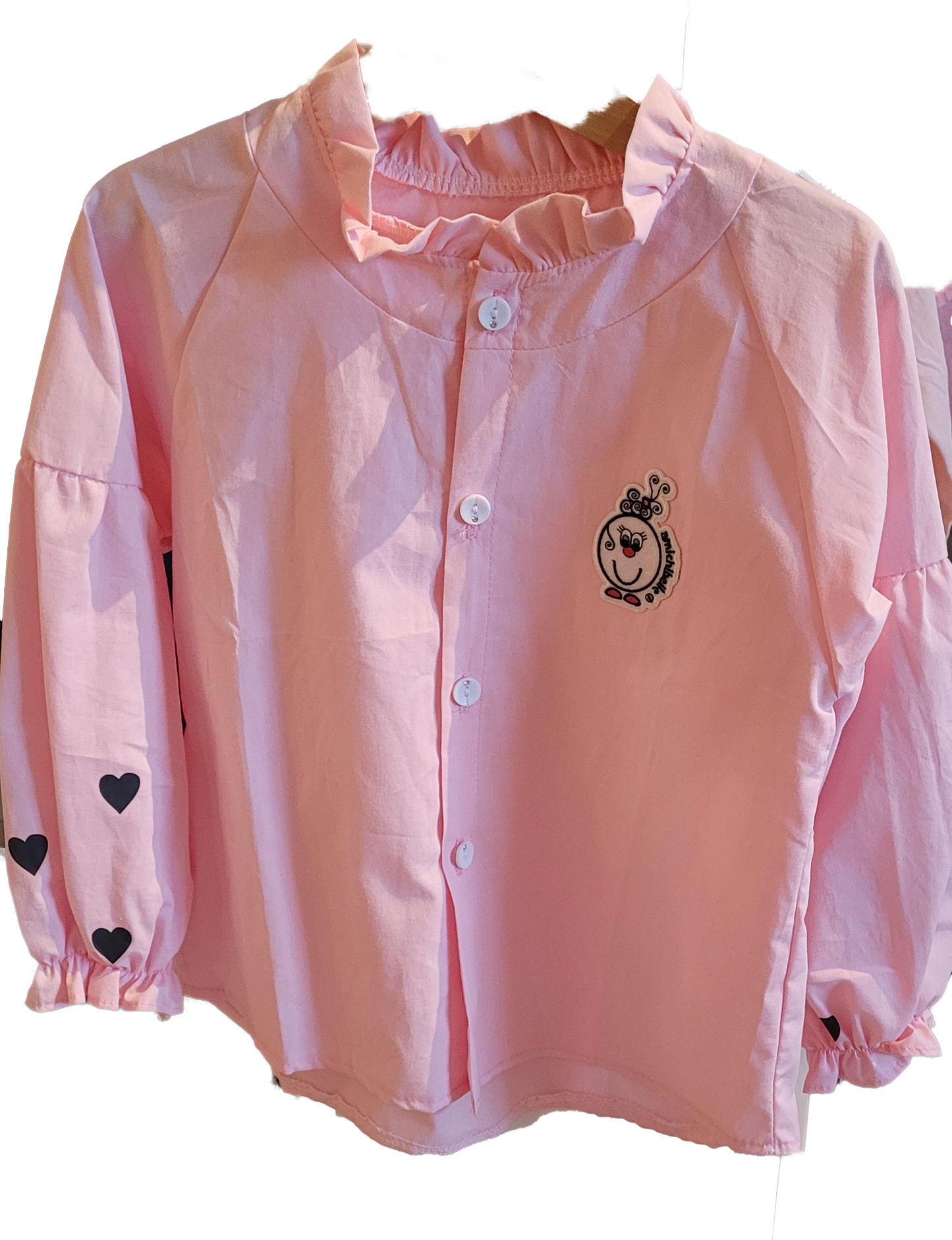 amichibelle® Rosa prinsesse hjerte bluse
