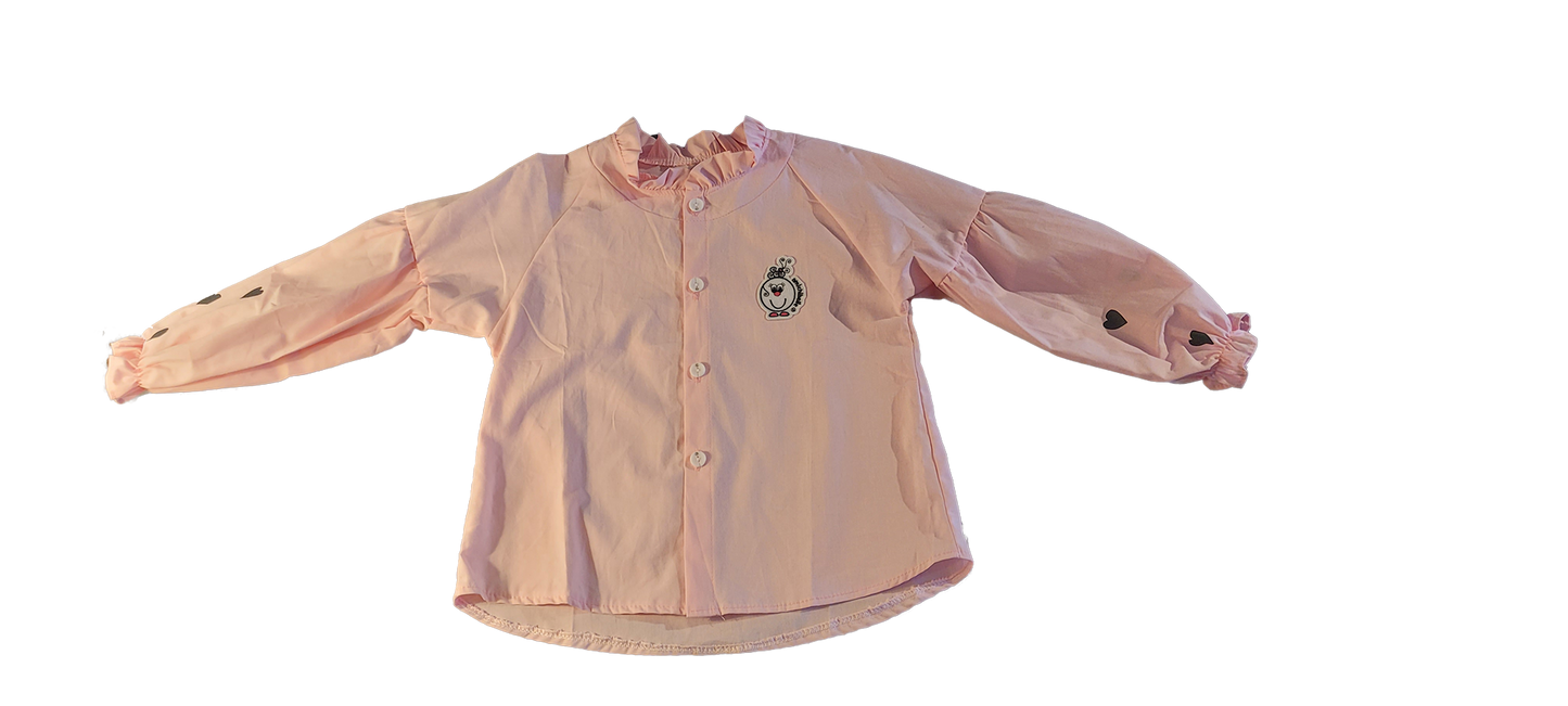amichibelle® Rosa prinsesse hjerte bluse