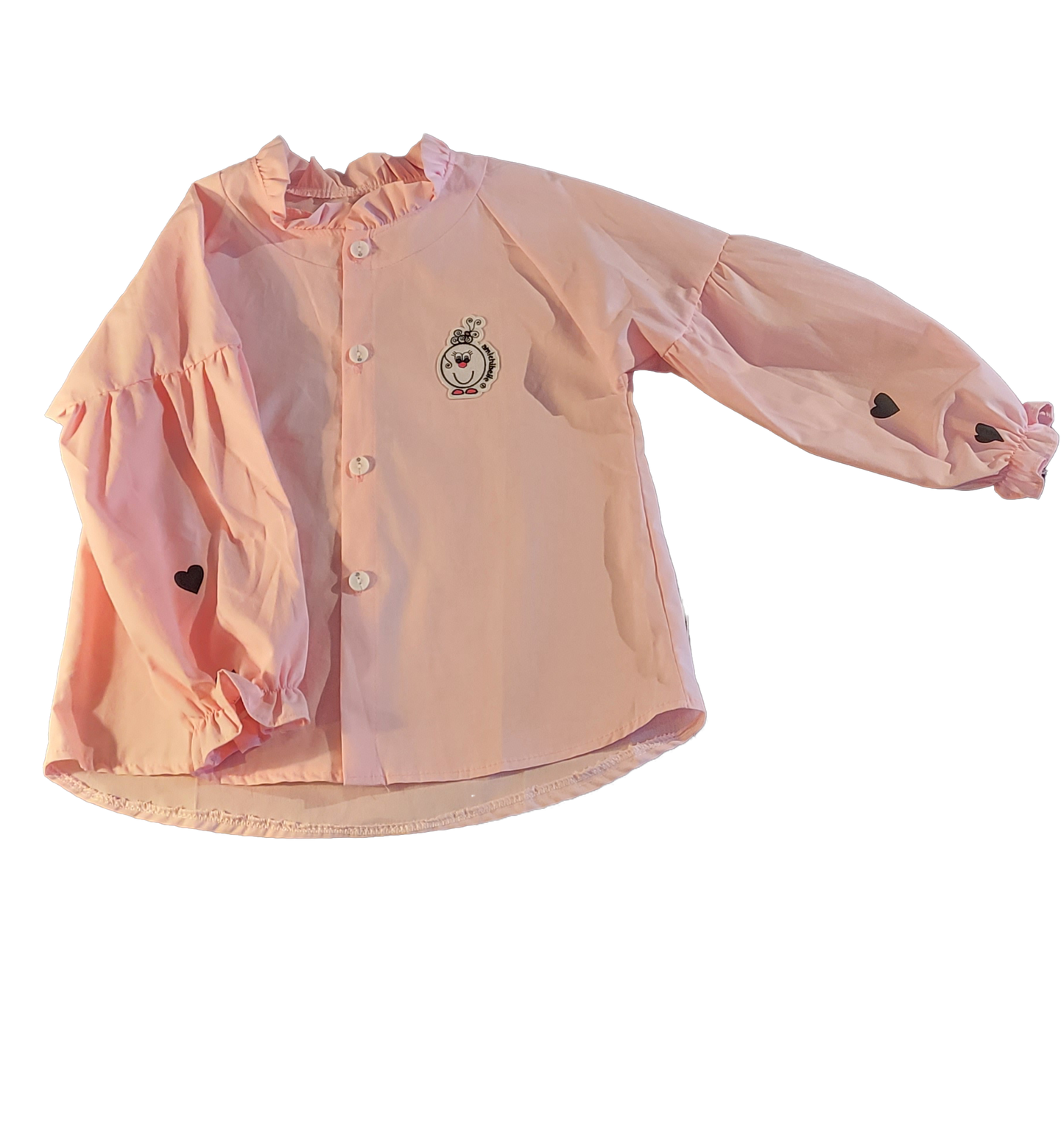 amichibelle® Rosa prinsesse hjerte bluse