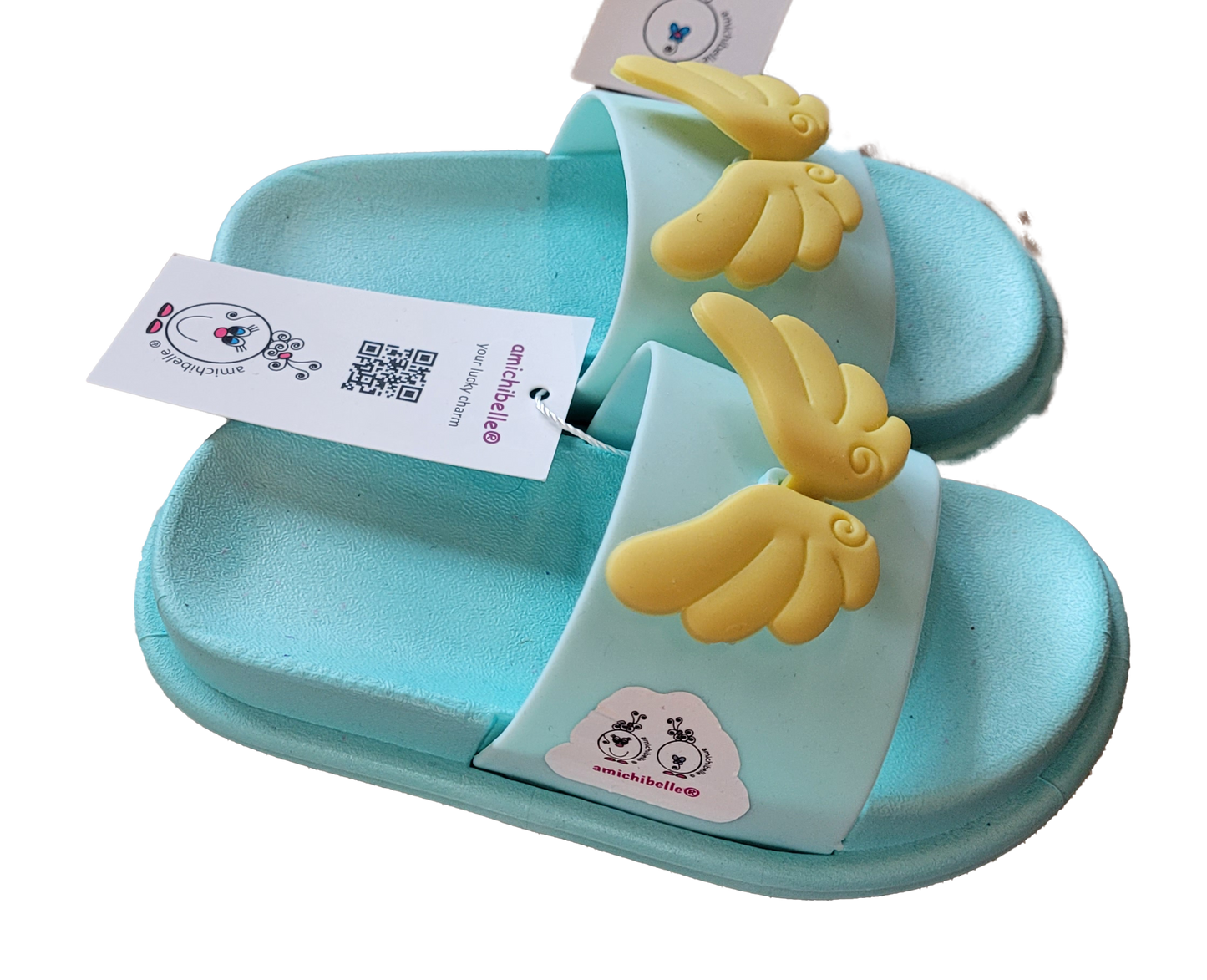 Slippers engel turkis