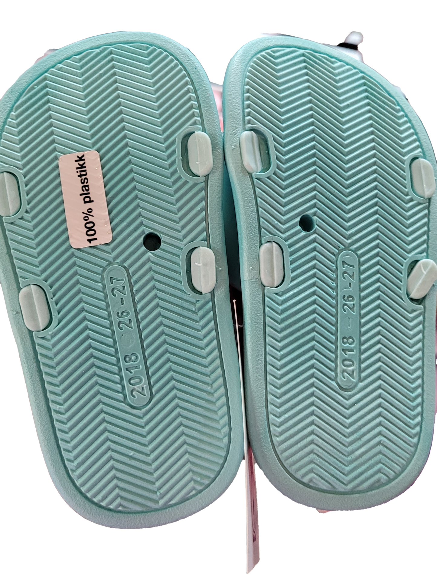 Slippers engel turkis