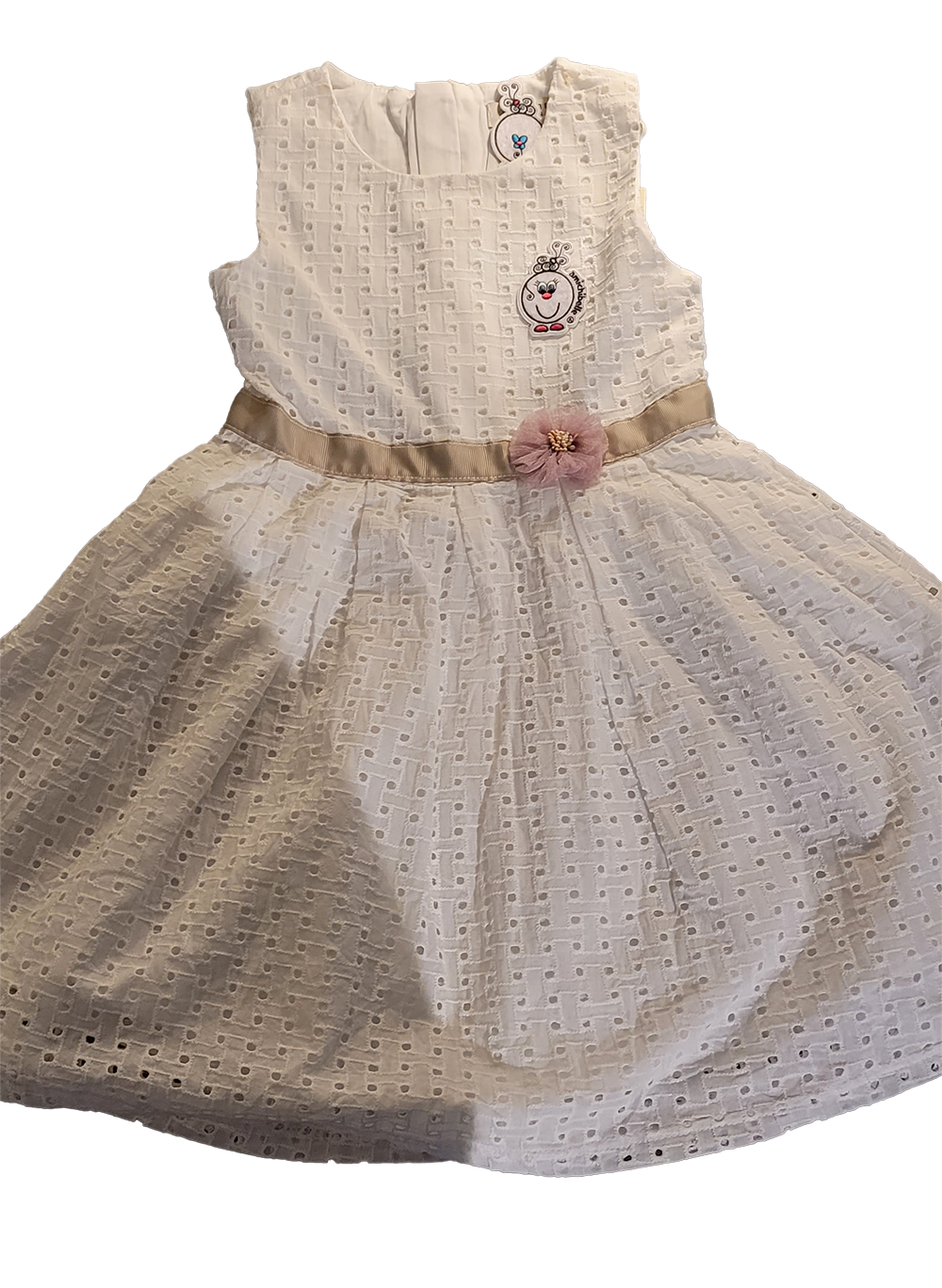 amichibelle® Elegant Hvit Rose Kjole