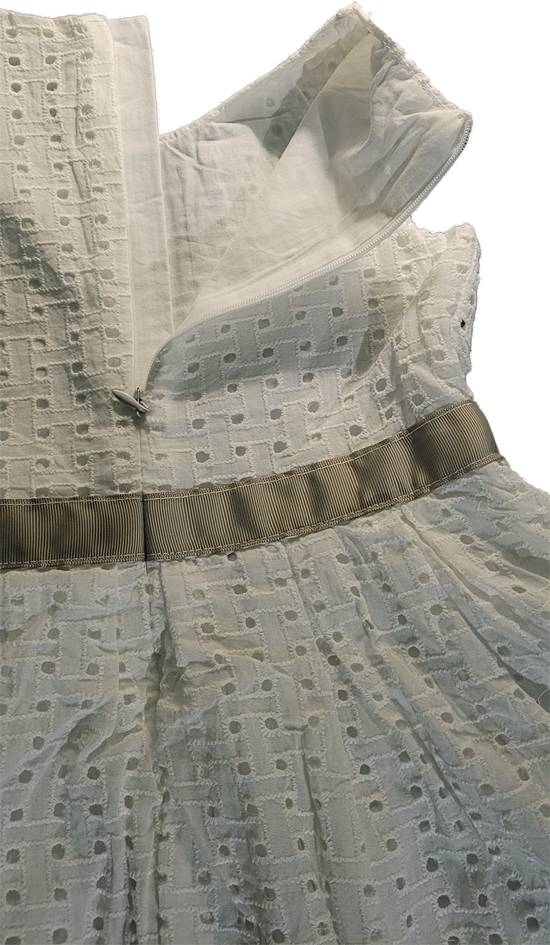 amichibelle® Elegant Hvit Rose Kjole